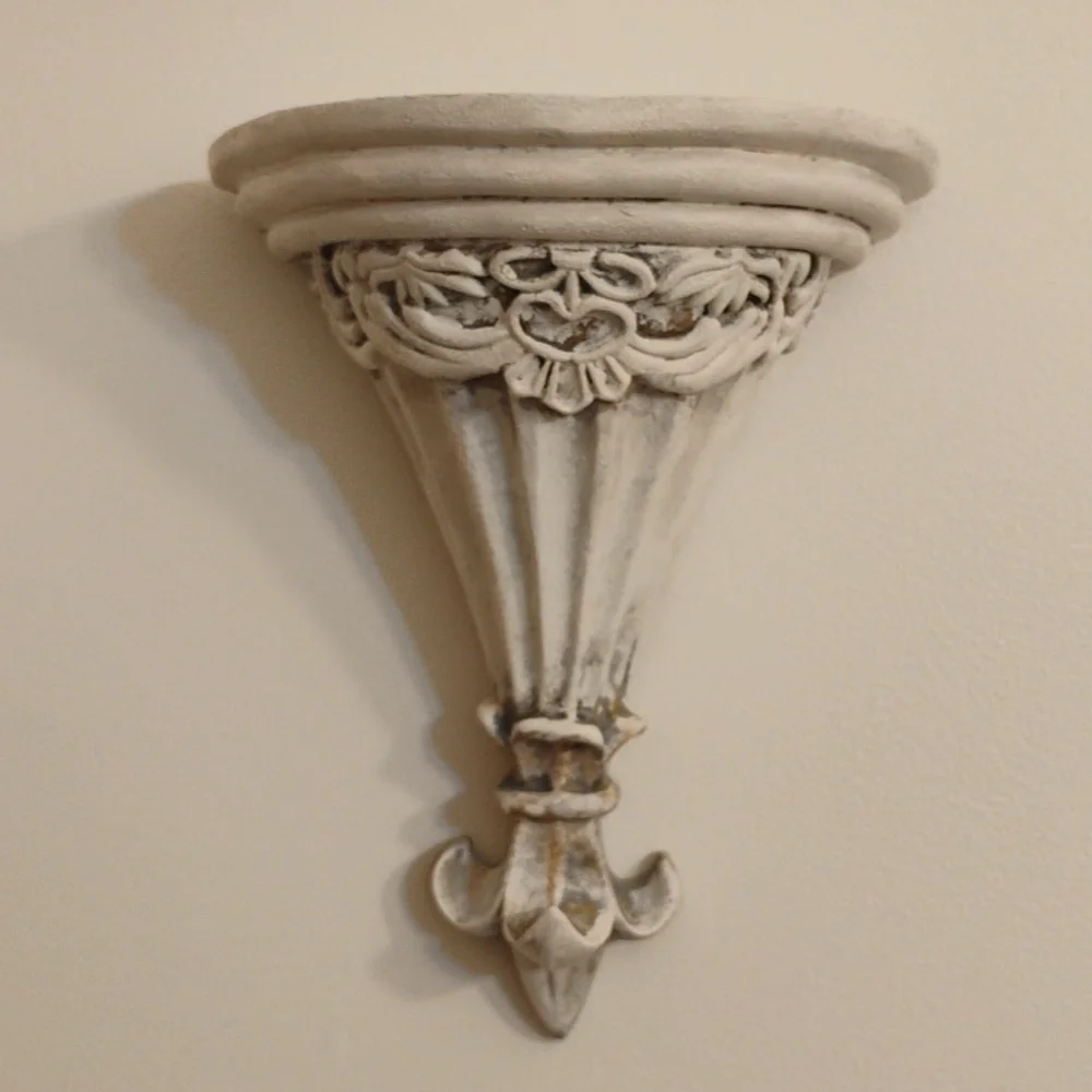 Two French Country Wall Sconces/Shelves 6